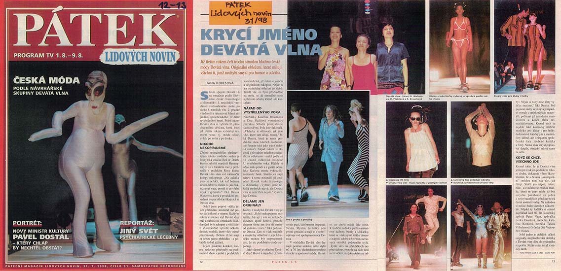 Pátek Lidových novin 1998